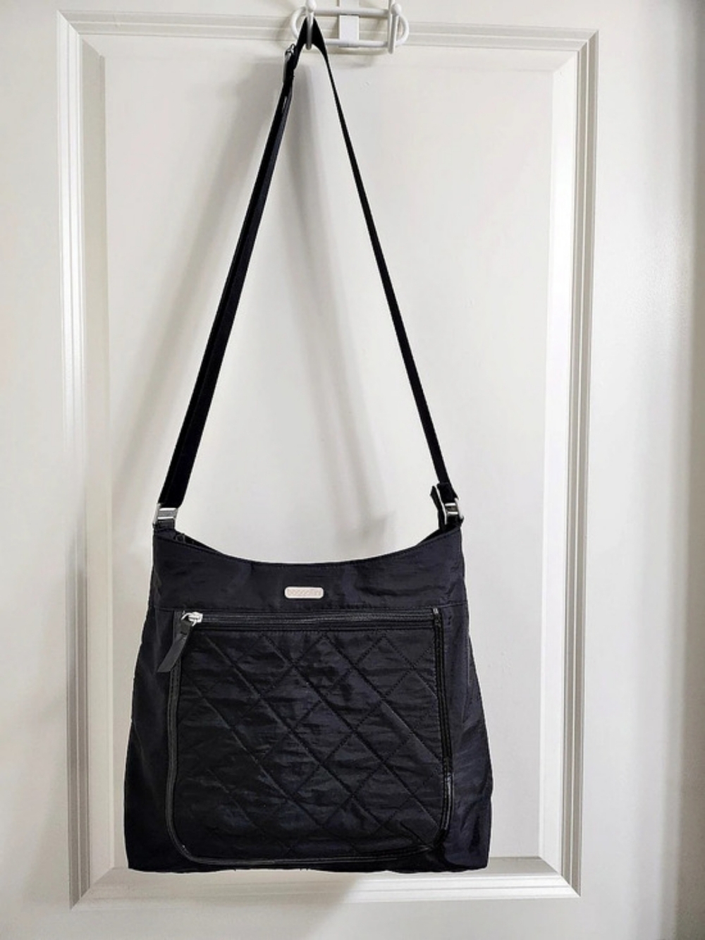 Baggallini Quilted Shoulder Bag in Black